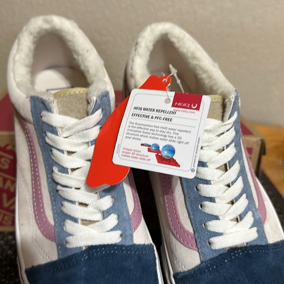 Vans Old Skool Stacked Pig Suede Sherpa Multi Color PFC Free Water Repellent - Picture 7 of 10